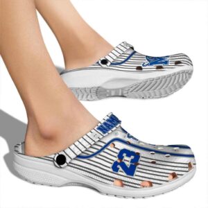 Personalized Memphis Tigers Pinstripe Pattern Crocs High quality