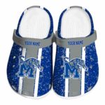 Personalized Memphis Tigers Vertical Stripes Crocs Best selling