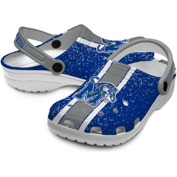 Personalized Memphis Tigers Vertical Stripes Crocs Latest Model