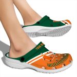 Personalized Miami Hurricanes Baseball Motif Crocs Best selling