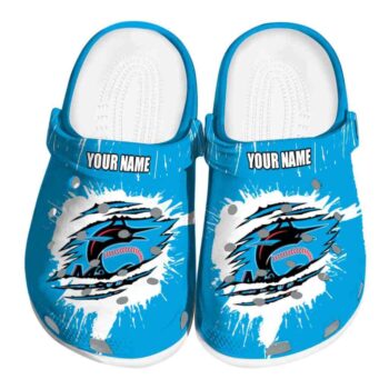 Personalized Miami Marlins Splash Motif Background Crocs Best selling