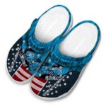 Personalized Miami Marlins Star Spangled Side Pattern Crocs Best selling