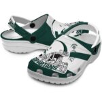 Personalized Michigan State Spartans Football Helmet Crocs Best selling