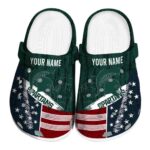 Personalized Michigan State Spartans Star Spangled Side Pattern Crocs Best selling