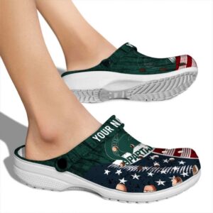 Personalized Michigan State Spartans Star Spangled Side Pattern Crocs High quality