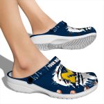 Personalized Michigan Wolverines Splash Motif Background Crocs Best selling