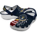 Personalized Milwaukee Brewers Star Spangled Side Pattern Crocs Best selling