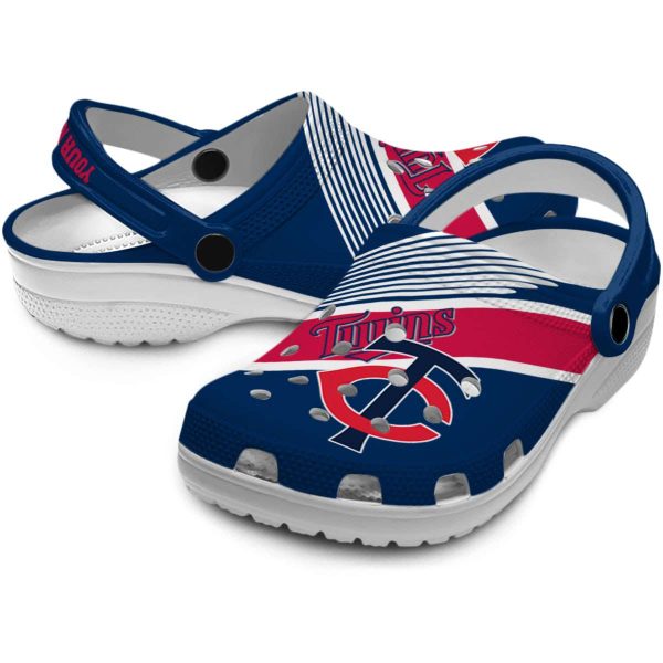 Personalized Minnesota Twins Vibrant Dual Tone Crocs Latest Model