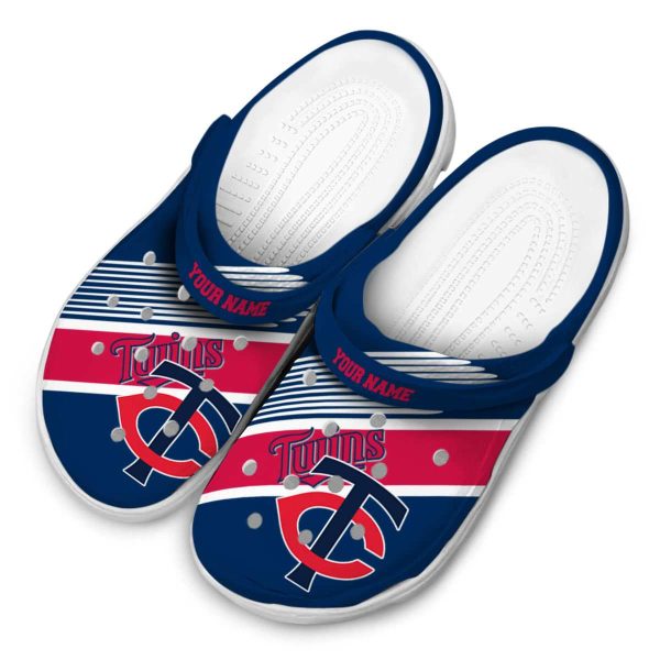 Personalized Minnesota Twins Vibrant Dual Tone Crocs Trendy