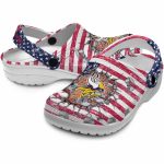 Personalized Minnesota Vikings Freedom Splinter Crocs Best selling