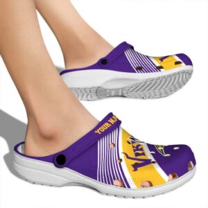 Personalized Minnesota Vikings Vibrant Dual Tone Crocs High quality