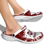Personalized Mississippi State Bulldogs Splash Art Crocs Best selling