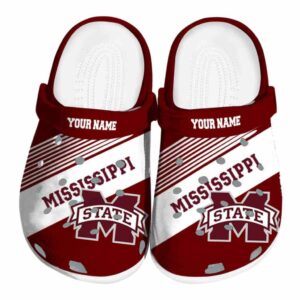 Personalized Mississippi State Bulldogs Vibrant Dual Tone Crocs Best selling