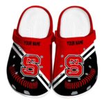 Personalized NC State Wolfpack Baseball Motif Crocs Best selling