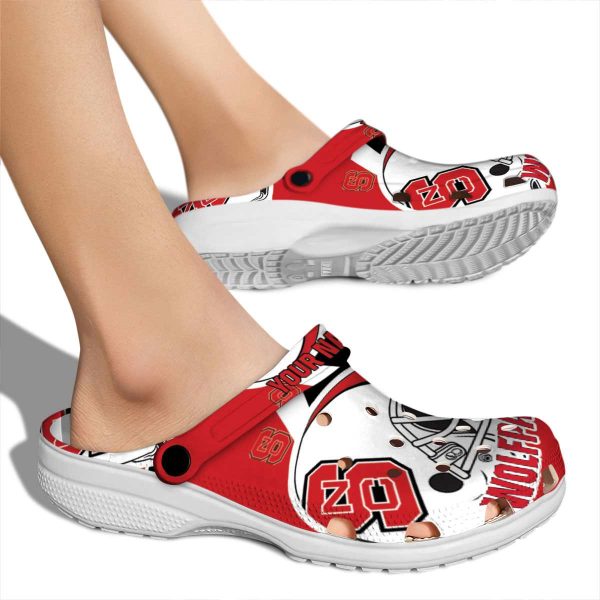 Personalized NC State Wolfpack Football Helmet Crocs High quality
