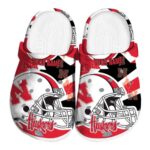 Personalized Nebraska Cornhuskers Football Helmet Crocs Best selling