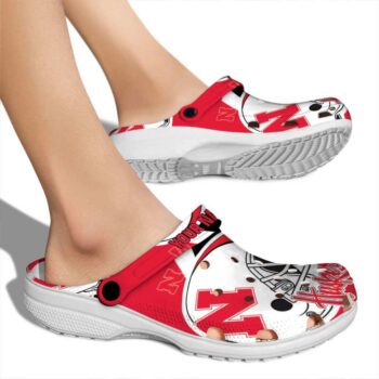 Personalized Nebraska Cornhuskers Football Helmet Crocs High quality