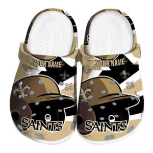 Personalized New Orleans Saints Baseball Helmet Crocs Best selling