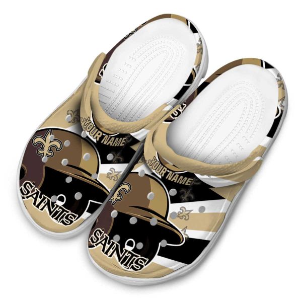 Personalized New Orleans Saints Baseball Helmet Crocs Trendy