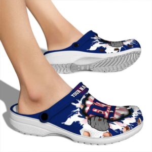 Personalized New York Giants Gripping Hand Crocs High quality