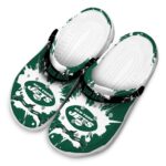 Personalized New York Jets Splatter Pattern Crocs Best selling