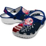 Personalized New York Yankees Star Spangled Side Pattern Crocs Best selling