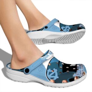 Personalized North Carolina Tar Heels Baseball Helmet Crocs High quality