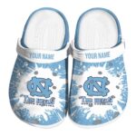 Personalized North Carolina Tar Heels Splash Art Crocs Best selling