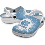 Personalized North Carolina Tar Heels Splash Art Crocs Best selling