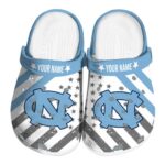 Personalized North Carolina Tar Heels Star Spangled Graphic Crocs Best selling