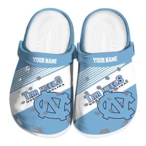 Personalized North Carolina Tar Heels Vibrant Dual Tone Crocs Best selling