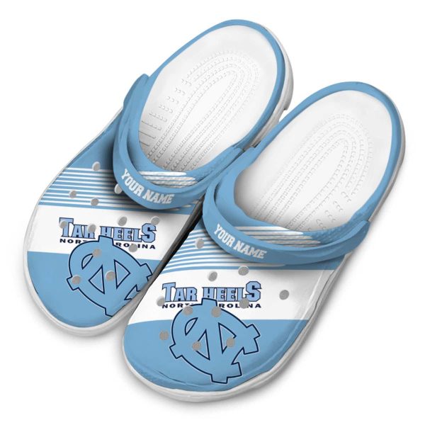 Personalized North Carolina Tar Heels Vibrant Dual Tone Crocs Trendy