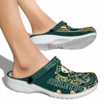 Personalized Oakland Athletics Contrasting Stripes Crocs Best selling