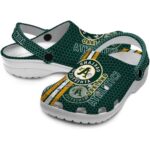 Personalized Oakland Athletics Contrasting Stripes Crocs Best selling