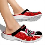 Personalized Ohio State Buckeyes Vertical Stripes Crocs Best selling