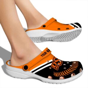 Personalized Oklahoma State Cowboys Baseball Motif Crocs High quality