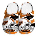 Personalized Oklahoma State Cowboys Football Helmet Crocs Best selling