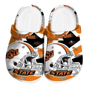 Personalized Oklahoma State Cowboys Football Helmet Crocs Best selling