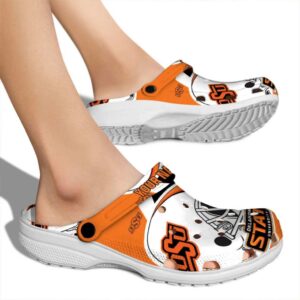 Personalized Oklahoma State Cowboys Football Helmet Crocs High quality