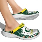 Personalized Oregon Ducks Splash Art Crocs Best selling