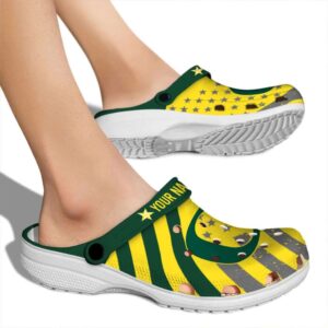 Personalized Oregon Ducks Star Spangled Graphic Crocs High quality