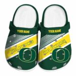 Personalized Oregon Ducks Vibrant Dual Tone Crocs Best selling
