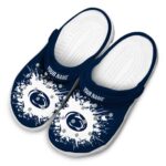 Personalized Penn State Nittany Lions Splatter Background Crocs Best selling