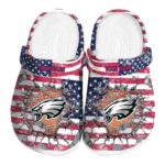 Personalized Philadelphia Eagles Freedom Splinter Crocs Best selling