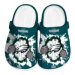 Personalized Philadelphia Eagles Gripping Hand Crocs Best selling