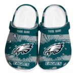 Personalized Philadelphia Eagles Paint Splatter Graphics Crocs Best selling