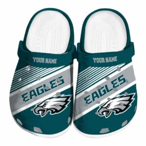 Personalized Philadelphia Eagles Vibrant Dual Tone Crocs Best selling
