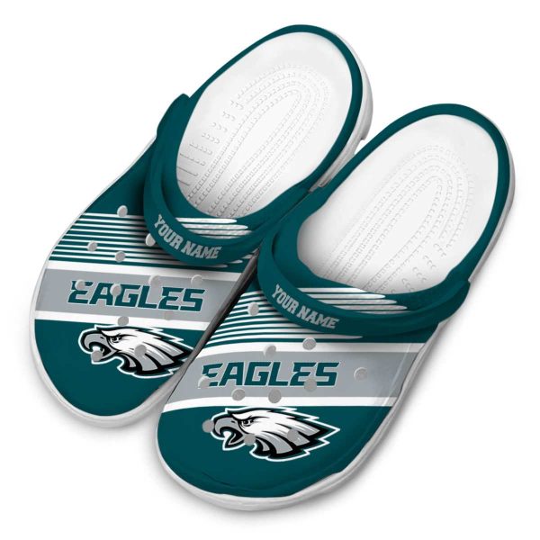Personalized Philadelphia Eagles Vibrant Dual Tone Crocs Trendy