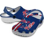 Personalized Philadelphia Phillies Contrasting Stripes Crocs Best selling