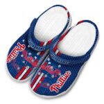 Personalized Philadelphia Phillies Contrasting Stripes Crocs Best selling